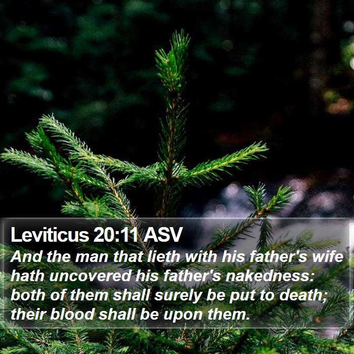 Leviticus 20:11 ASV Bible Study