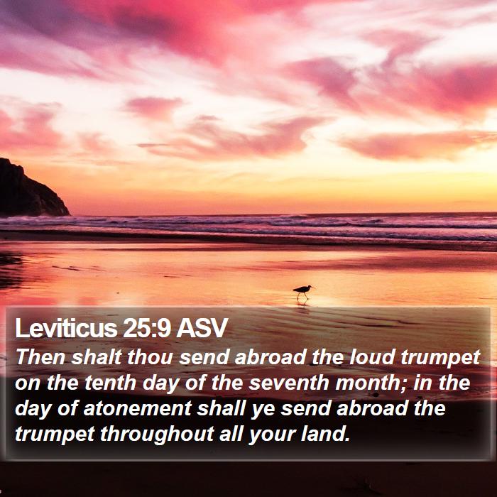 Leviticus 25:9 ASV Bible Study