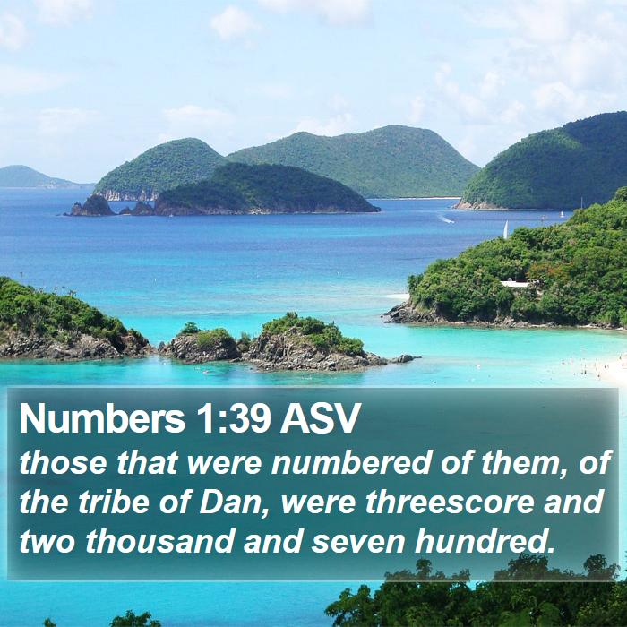 Numbers 1:39 ASV Bible Study