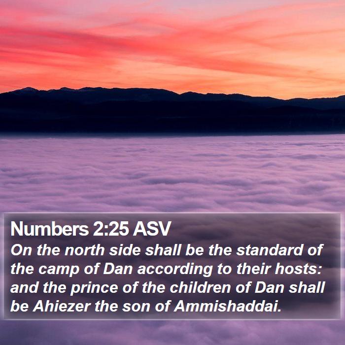 Numbers 2:25 ASV Bible Study