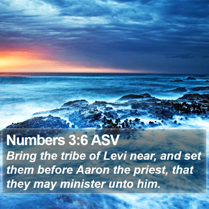 Numbers 3:6 ASV Bible Study