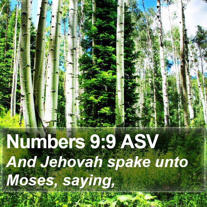 Numbers 9:9 ASV Bible Study