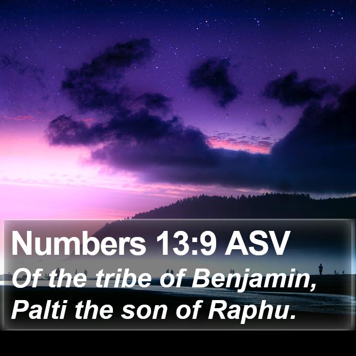 Numbers 13:9 ASV Bible Study