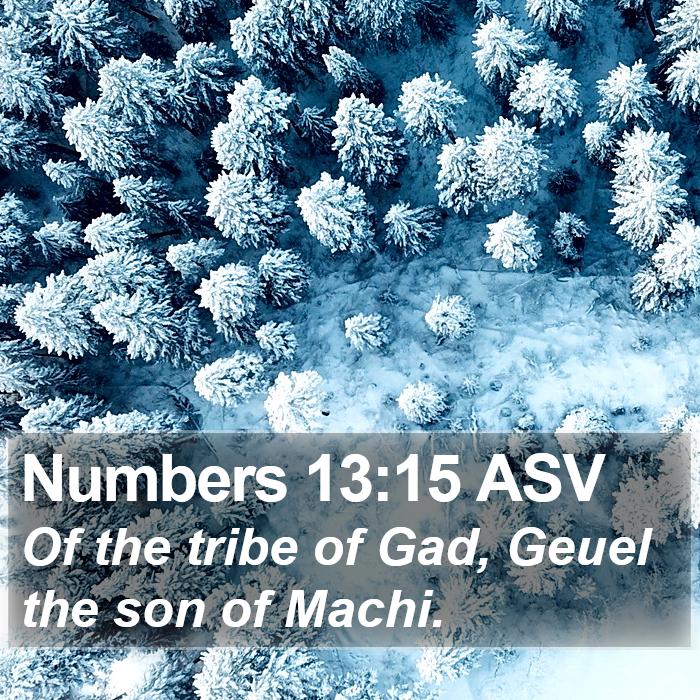 Numbers 13:15 ASV Bible Study