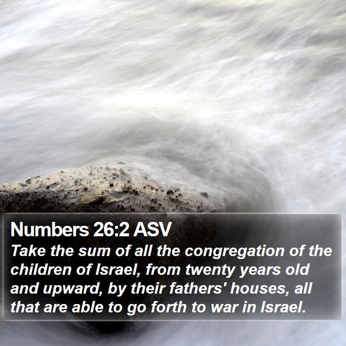 Numbers 26:2 ASV Bible Study