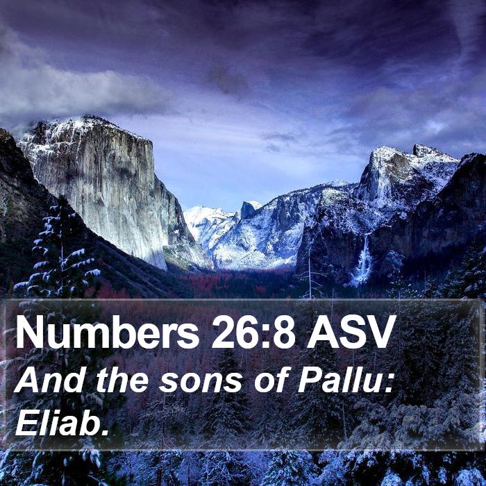 Numbers 26:8 ASV Bible Study