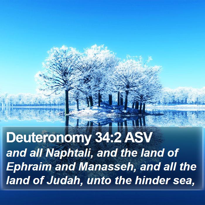 Deuteronomy 34:2 ASV Bible Study