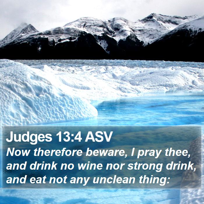 Judges 13:4 ASV Bible Study