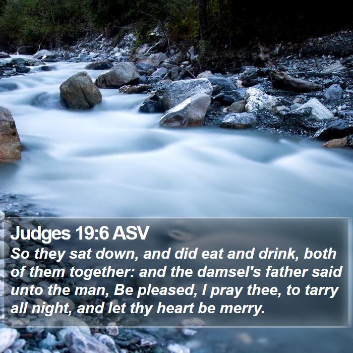 Judges 19:6 ASV Bible Study