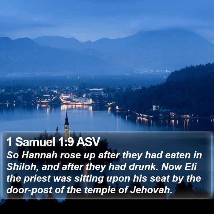 1 Samuel 1:9 ASV Bible Study