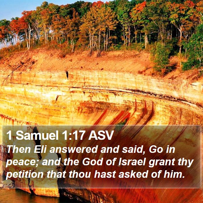 1 Samuel 1:17 ASV Bible Study