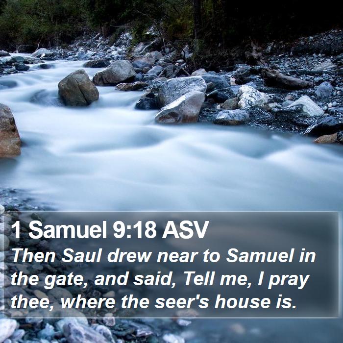 1 Samuel 9:18 ASV Bible Study