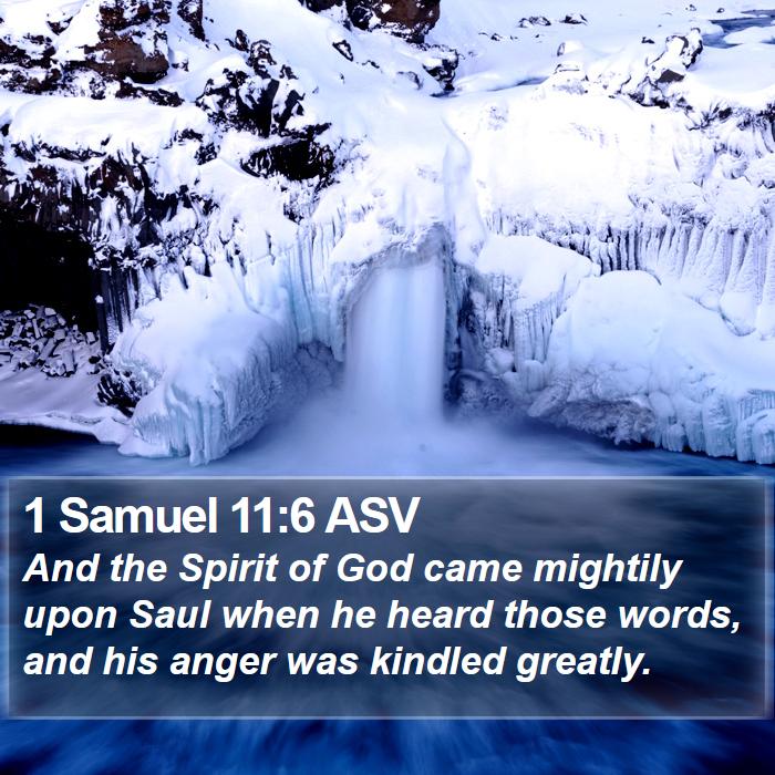 1 Samuel 11:6 ASV Bible Study