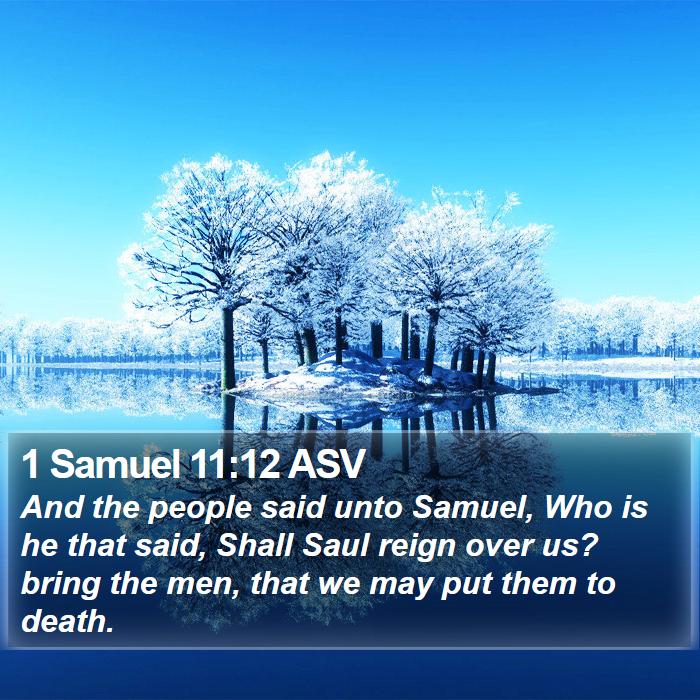 1 Samuel 11:12 ASV Bible Study