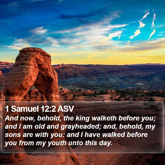 1 Samuel 12:2 ASV Bible Study