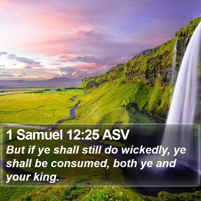 1 Samuel 12:25 ASV Bible Study