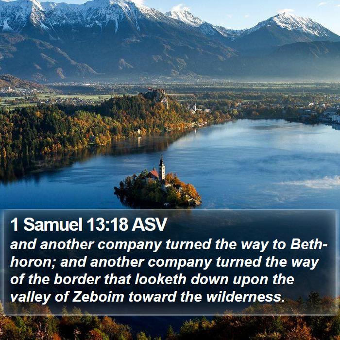 1 Samuel 13:18 ASV Bible Study