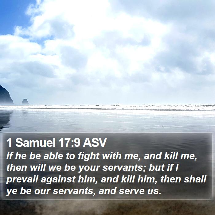 1 Samuel 17:9 ASV Bible Study