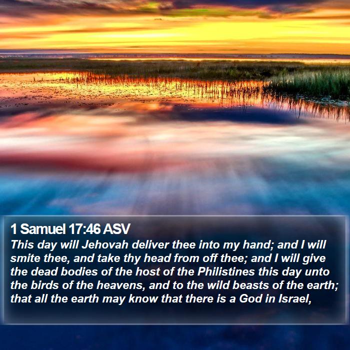 1 Samuel 17:46 ASV Bible Study