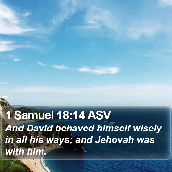 1 Samuel 18:14 ASV Bible Study