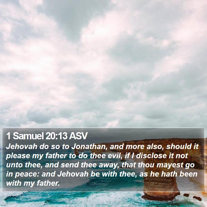 1 Samuel 20:13 ASV Bible Study