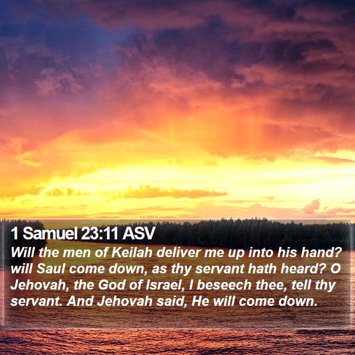 1 Samuel 23:11 ASV Bible Study