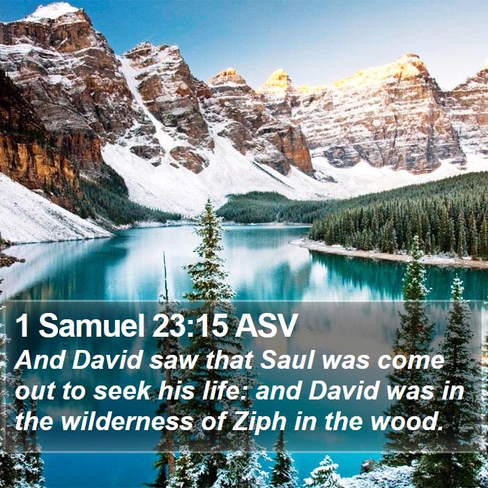 1 Samuel 23:15 ASV Bible Study