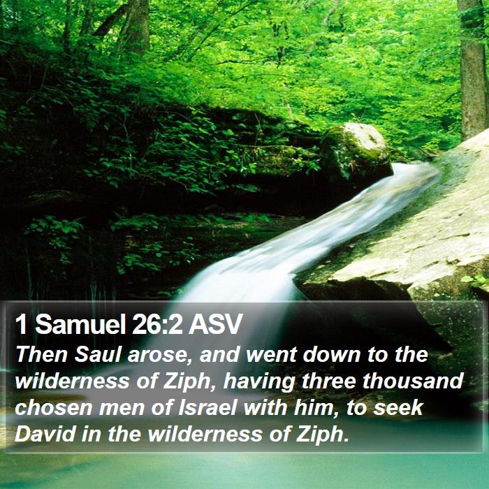 1 Samuel 26:2 ASV Bible Study