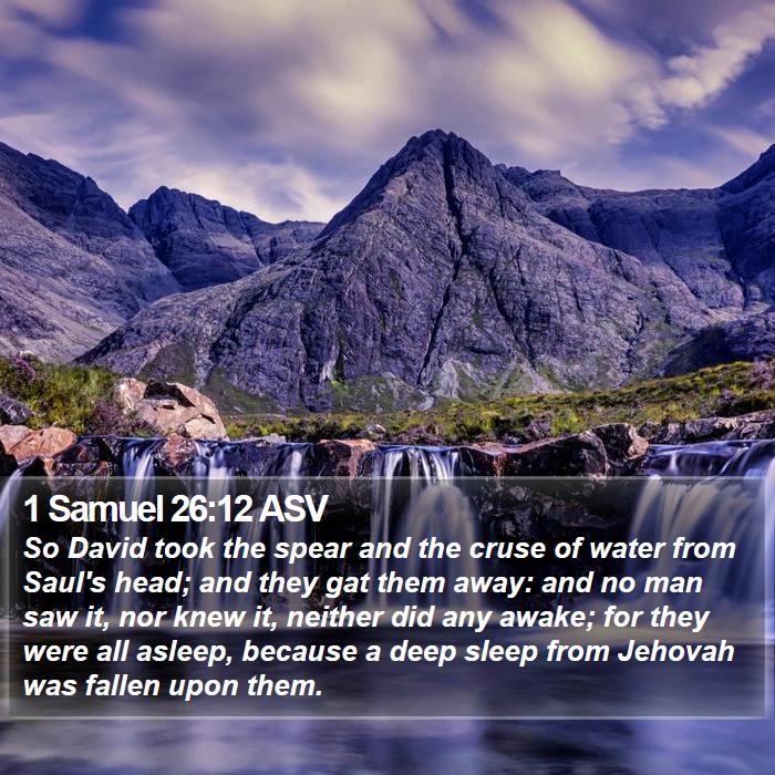 1 Samuel 26:12 ASV Bible Study