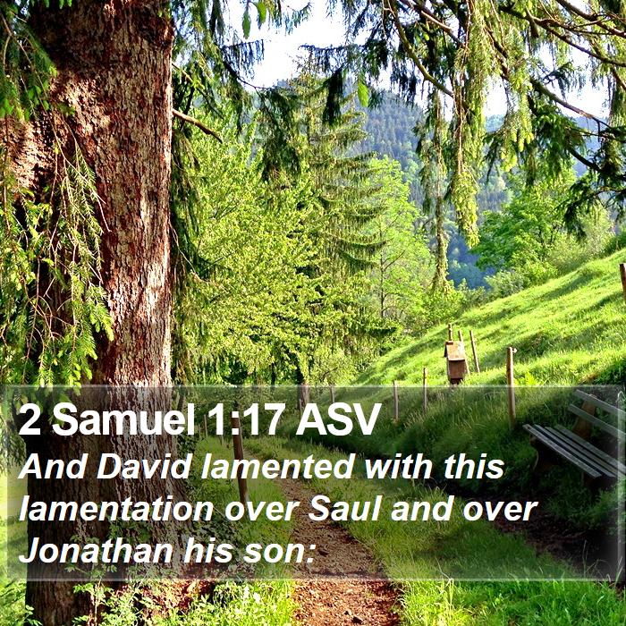 2 Samuel 1:17 ASV Bible Study