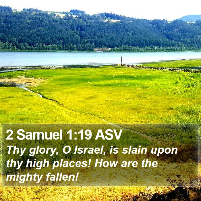 2 Samuel 1:19 ASV Bible Study