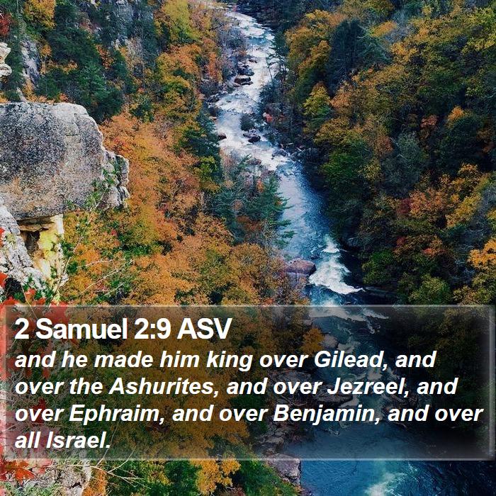 2 Samuel 2:9 ASV Bible Study