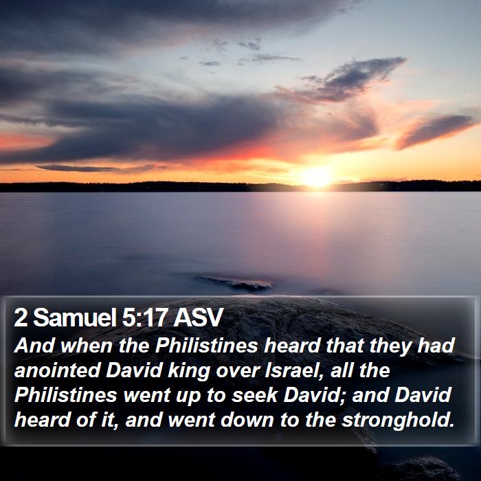 2 Samuel 5:17 ASV Bible Study