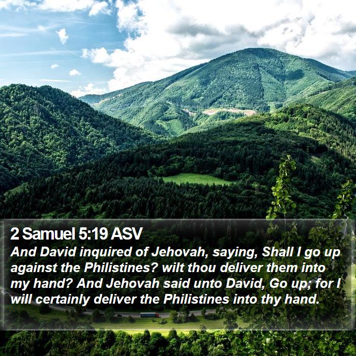 2 Samuel 5:19 ASV Bible Study