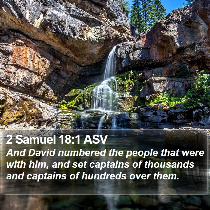 2 Samuel 18:1 ASV Bible Study