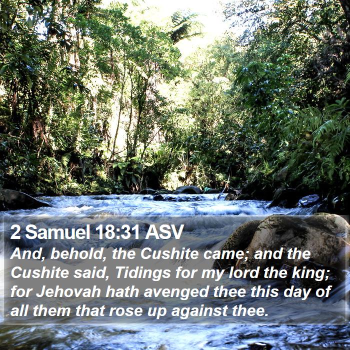 2 Samuel 18:31 ASV Bible Study