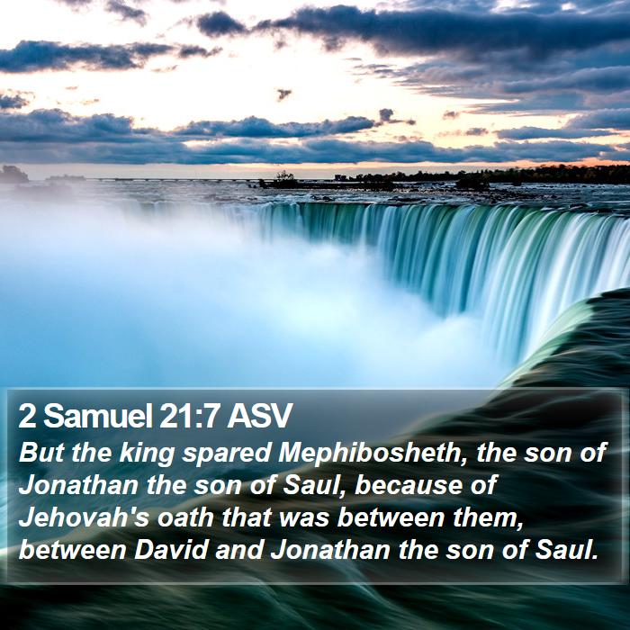 2 Samuel 21:7 ASV Bible Study