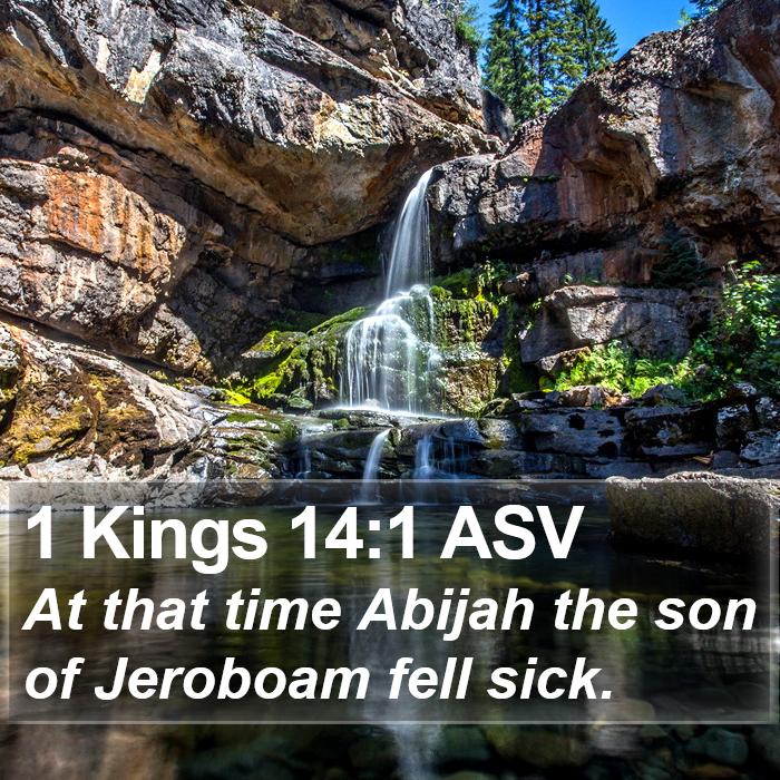 1 Kings 14:1 ASV Bible Study