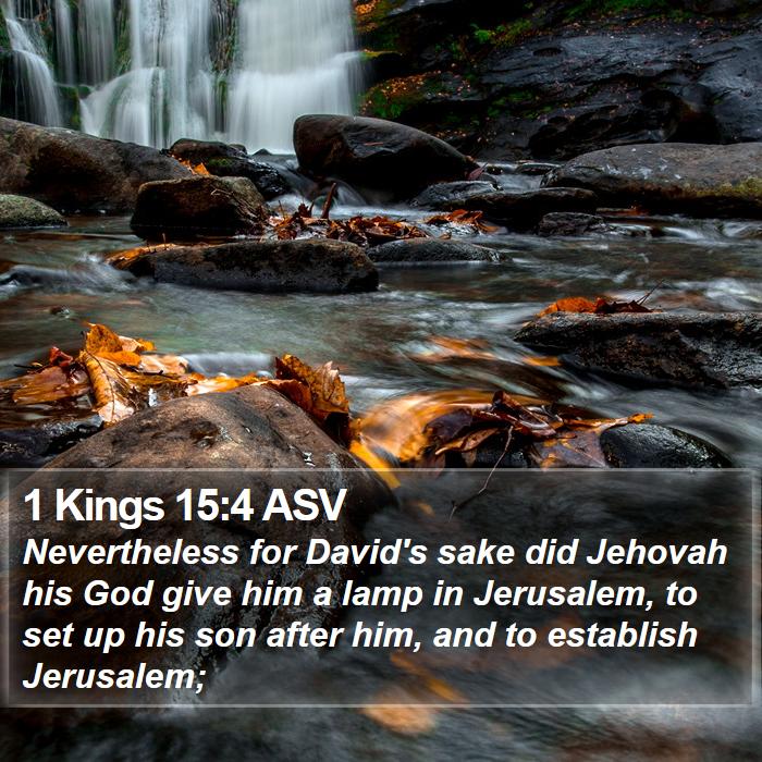 1 Kings 15:4 ASV Bible Study