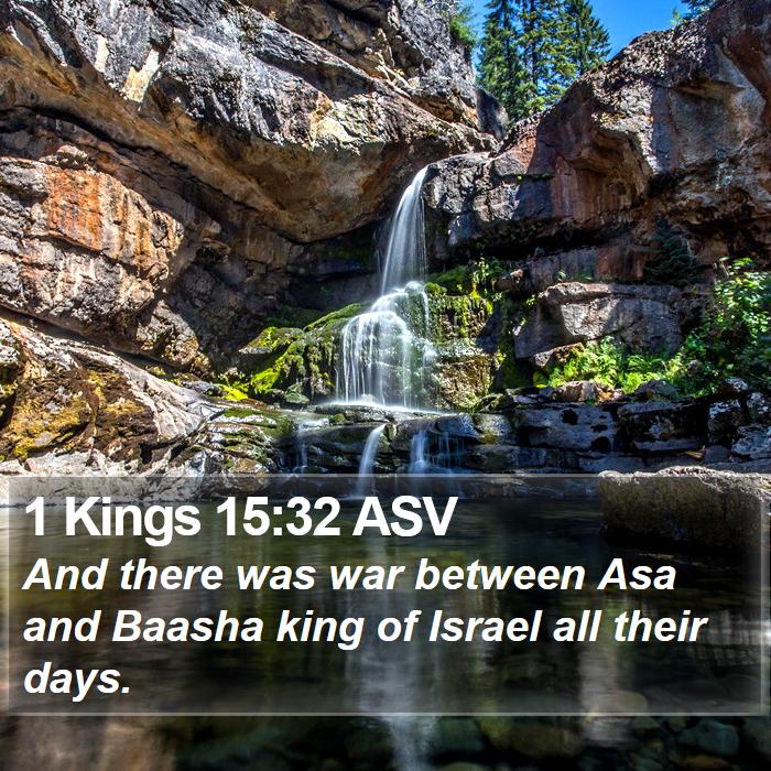 1 Kings 15:32 ASV Bible Study