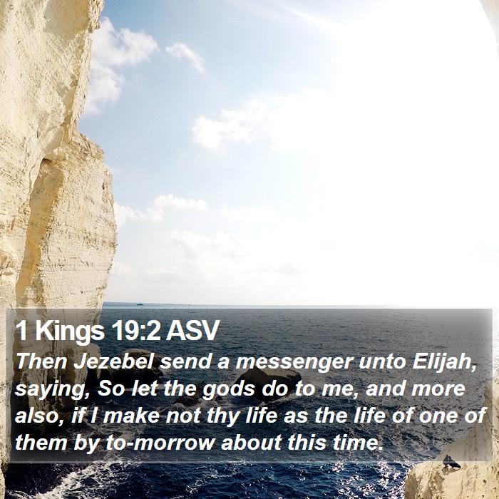 1 Kings 19:2 ASV Bible Study