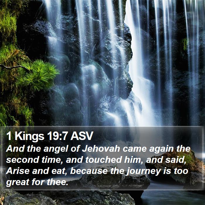 1 Kings 19:7 ASV Bible Study