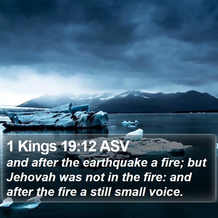 1 Kings 19:12 ASV Bible Study