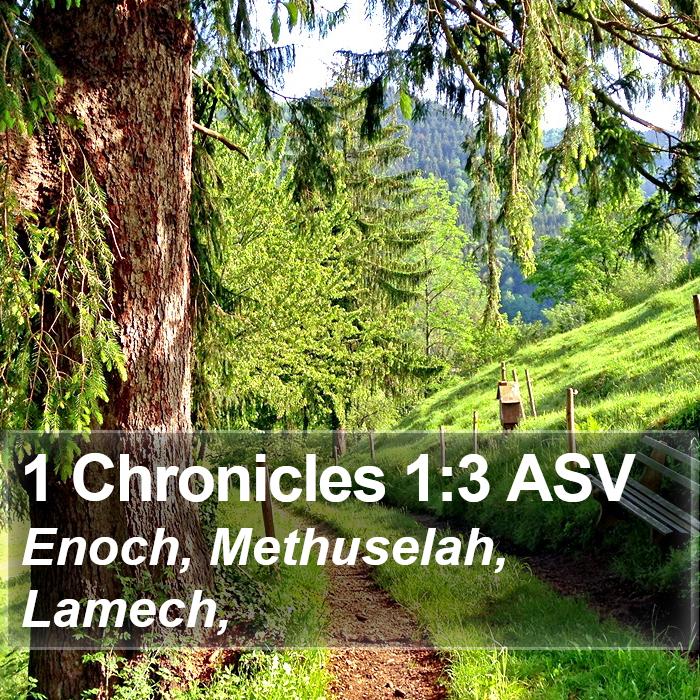 1 Chronicles 1:3 ASV Bible Study