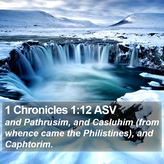 1 Chronicles 1:12 ASV Bible Study