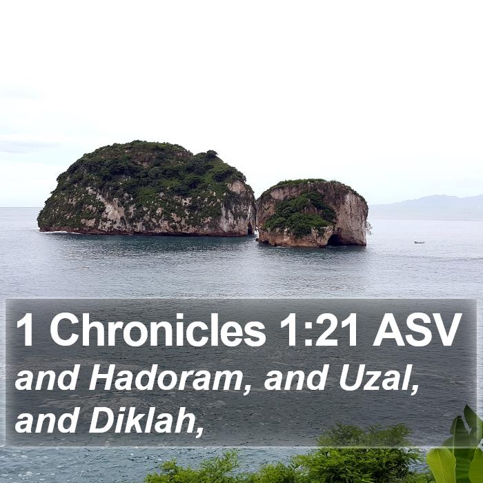 1 Chronicles 1:21 ASV Bible Study