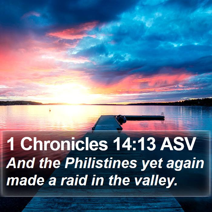 1 Chronicles 14:13 ASV Bible Study