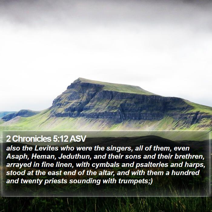 2 Chronicles 5:12 ASV Bible Study