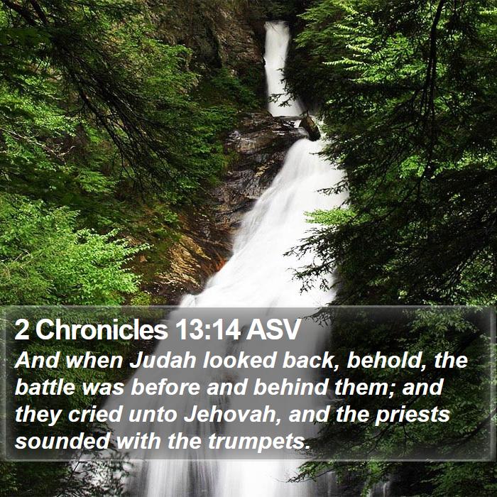 2 Chronicles 13:14 ASV Bible Study