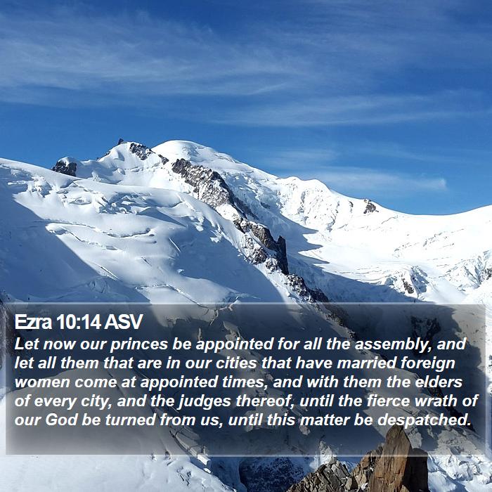 Ezra 10:14 ASV Bible Study